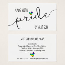 Regnbåge Hjärta Tillverkad med stolthet LGBTQ Pres