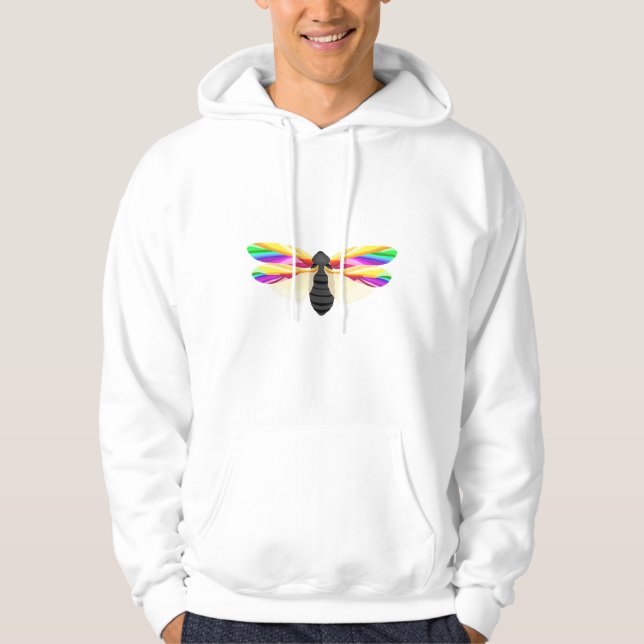 Regnbåge Hoodie (Framsida)