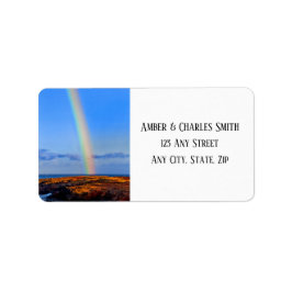 Regnbåge, hopp och lycka, Bröllop Adressetikett