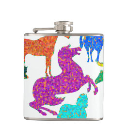 Regnbåge Horses - "Djävel om hästar!" Fickplunta