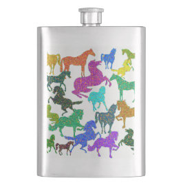 Regnbåge Horses - "Djävel om hästar!" Fickplunta