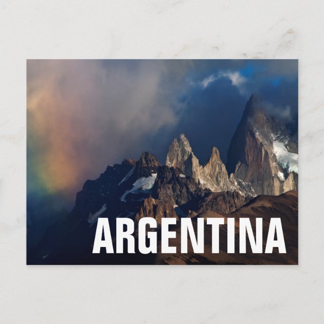 Regnbåge i Anderna Vykort (Framsida)