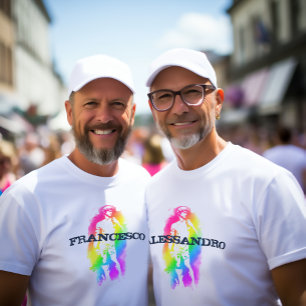 Regnbåge i David T-Shirt - HGBTQ+ Pride Art