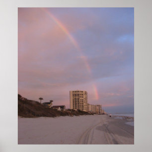 Regnbåge i Daytona Beach Print Poster
