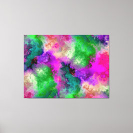 Regnbåge i Färg Illusion of Clouds Canvastryck