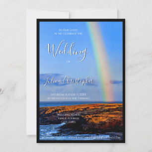 Regnbåge i Kärlek & Happiness, Bröllop Inbjudningar