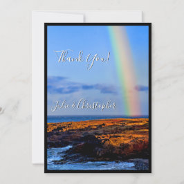 Regnbåge i Kärlek & Happiness, Bröllop, Tack Inbjudningar