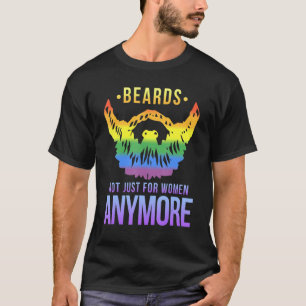 Regnbåge i Lgbtq Gay Beard Queer T Shirt