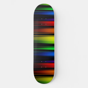 Regnbåge i Mörken Old School Skateboard Bräda 21,6 Cm