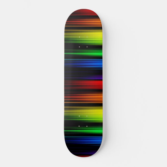 Regnbåge i Mörken Skateboard Bräda 21,5 Cm (Framsida)