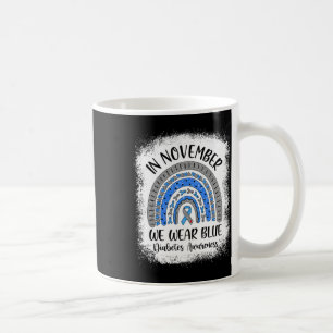 Regnbåge i november Bära Blue Diabetes Awarenes Kaffemugg