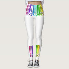 Regnbåge i Pub-kod Leggings