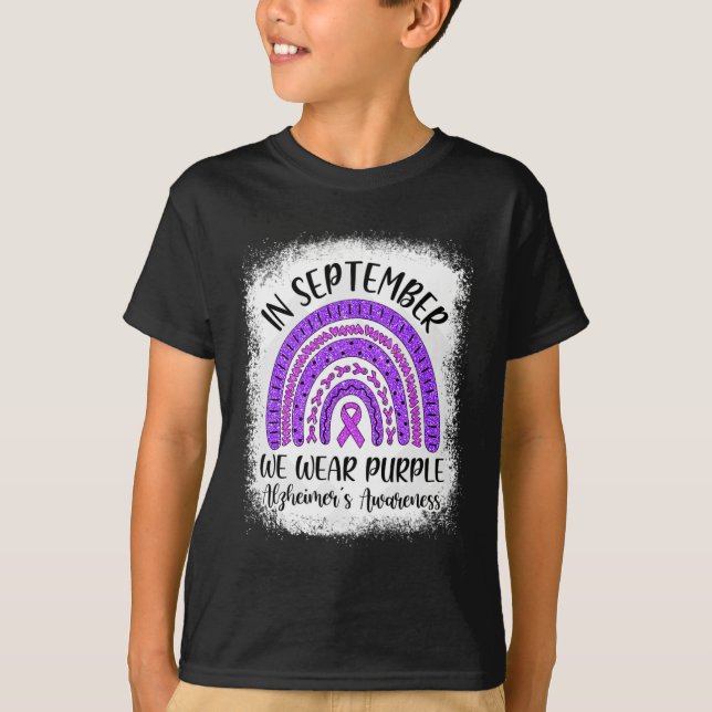 Regnbåge i september Vi Bära Lila Heimerheimers sj T Shirt (Framsida)