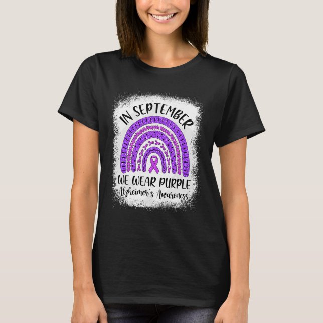 Regnbåge i september Vi Bära Lila Heimerheimers sj T Shirt (Framsida)