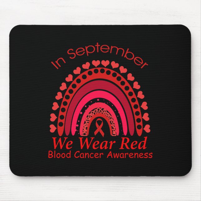 Regnbåge i september: Vi Bära Red Blood Cancer Awa Musmatta (Framsidan)