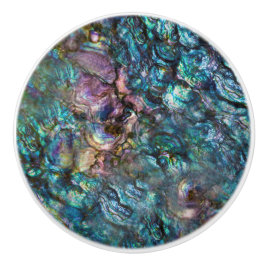 Regnbåge Iridescent Abalone Havsskal Knopp