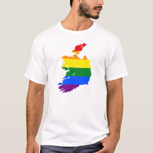 REGNBÅGE IRLAND. ANPASSADE: TILLFOGA DITT EGET T SHIRT