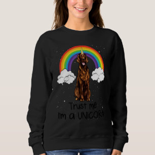 Regnbåge Irländsk Setter Lita på mig jag är en enh T Shirt