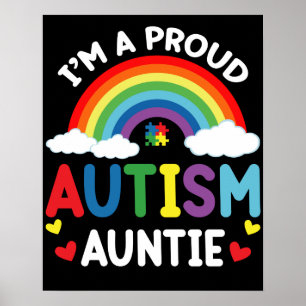 Regnbåge Jag Är En Stolt Autism Faster Autism Acce Poster