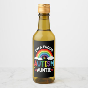 Regnbåge Jag Är En Stolt Autism Faster Autism Acce Vinetikett