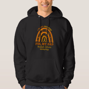 Regnbåge Jag Har Orange Pappa Multipel Skleros Med Hoodie