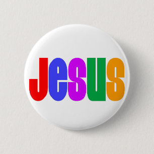 Regnbåge Jesus Knapp
