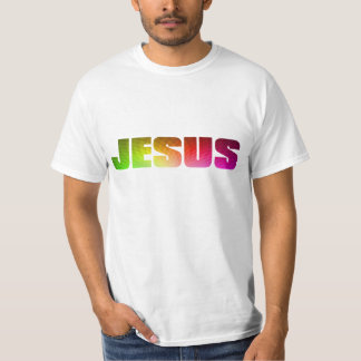 Regnbåge Jesus T-shirt