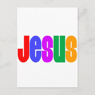 Regnbåge Jesus Vykort