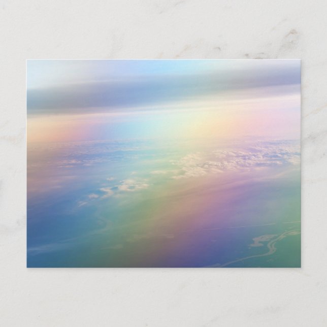 Regnbåge jorden. Livets väsen Vykort (Framsida)