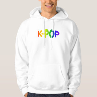 Regnbåge K-Pop Herr Tröja Hoodie