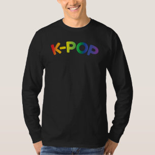 Regnbåge K-Pop Ver 1 Långärmad T-Shirt