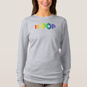 Regnbåge K-Pop Ver 2 Långärmad T-Shirt