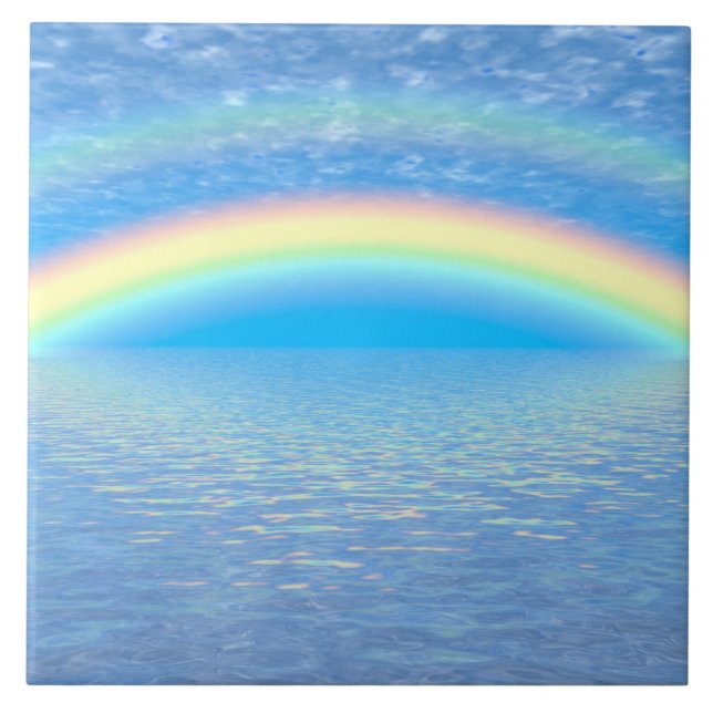 Regnbåge Kakelplatta (Framsidan)