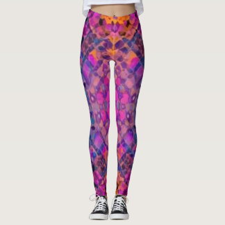 regnbåge, kaleidoskop leggings