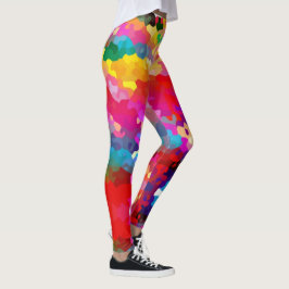 Regnbåge - Kamouflage Leggings - Färgfullt Byxor