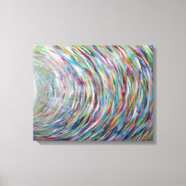 Regnbåge Kanvastryck för ursprunglig målning