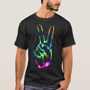 Regnbåge Kärlek Dye Mönster Trasa T Shirt