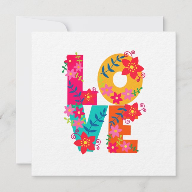 Regnbåge Kärlek-platta kort (Framsida)