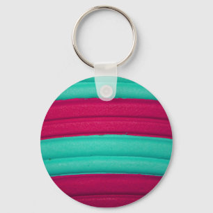 Regnbåge Keychain för 04 blått & rosa Nyckelring