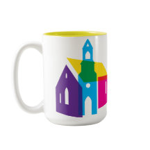 Regnbåge Kyrka Mugg