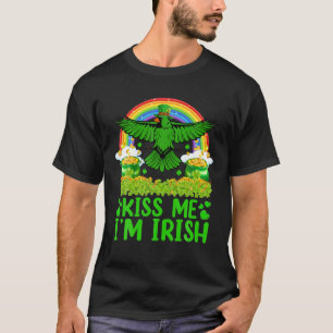 Regnbåge Kyss mig, jag är irländsk nordlig kardina T Shirt
