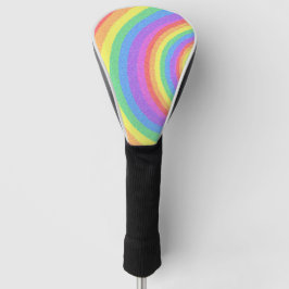 Regnbåge LBGTQ Golf Huvud täcke Mönster Design