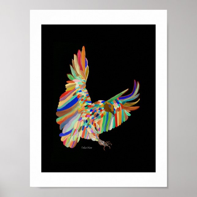 Regnbåge LeeMarie's Kreativa Designaffisch Poster (Framsidan)