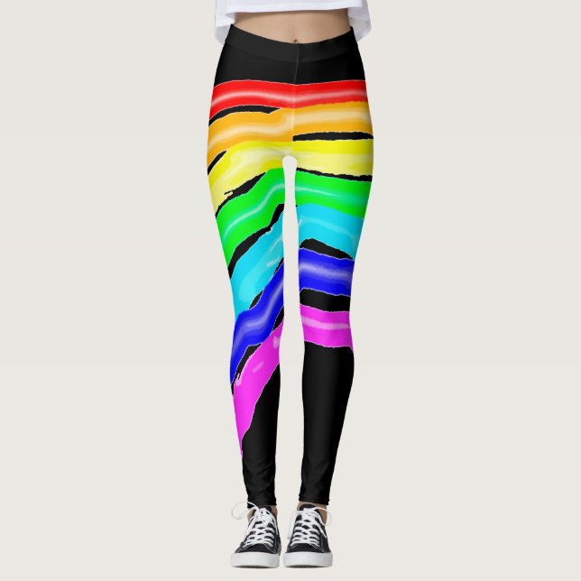 Regnbåge Leggings (Framsida)