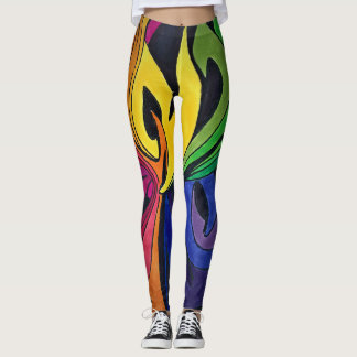 regnbåge leggings