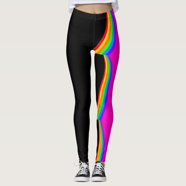 Regnbåge Leggings (Framsida)