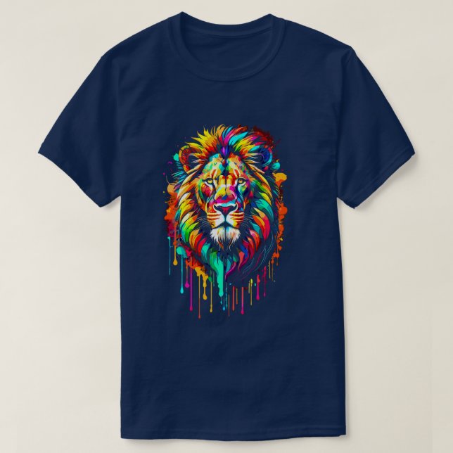 Regnbåge Lejont Pride T Shirt (Design framsida)