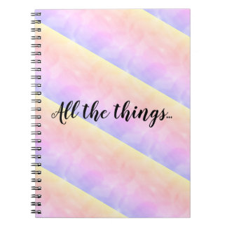 regnbåge linjer anteckningsbok