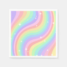 Regnbåge Livlig Flicka 4-års Födelsedagsfest