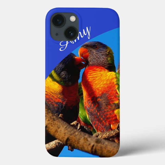 Regnbåge Lorikeet IPhone 8/7 fodral (Baksida)